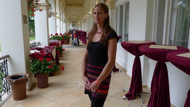 Fyzioterapeutka Milada Kukakov, kter se podlela na spn lb tenistky Petry Kvitov, pednela na symposiu v Brandse nad Orlic.