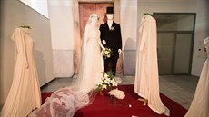 Svatební šaty, ve kterých se vdávala Marie Baťová, jsou k vidění na výstavě... Svatební šaty, ve kterých se vdávala Marie Baťová, jsou k vidění na výstavě...