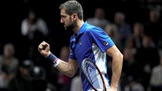 Chorvatský tenista Marin Čilič se raduje z výhry nad Američanem Francesem... Chorvatský tenista Marin Čilič se raduje z výhry nad Američanem Francesem...
