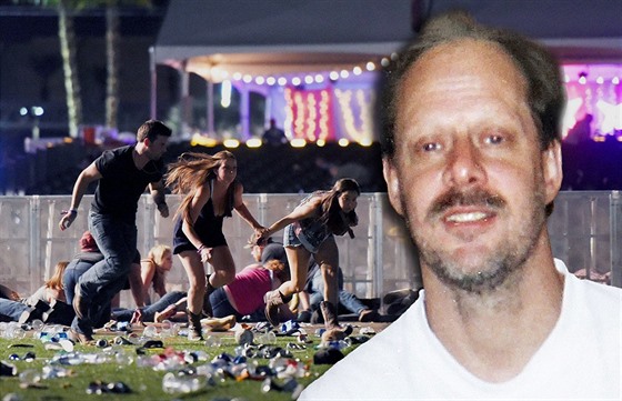 Stephen Paddock zabil na koncert v Las Vegas 59 lidí a stovky dalích zranil....