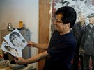 Nkteré obrazy severokorejského studia Mansudae se v ín dostaly a do...