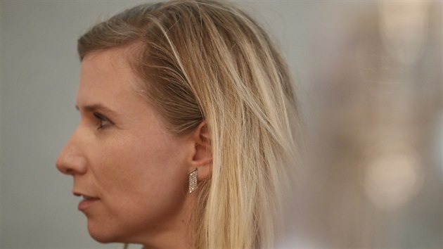 Exministryně školství Kateřina Valachová z ČSSD při debatě kandidátek do... Exministryně školství Kateřina Valachová z ČSSD při debatě kandidátek do...
