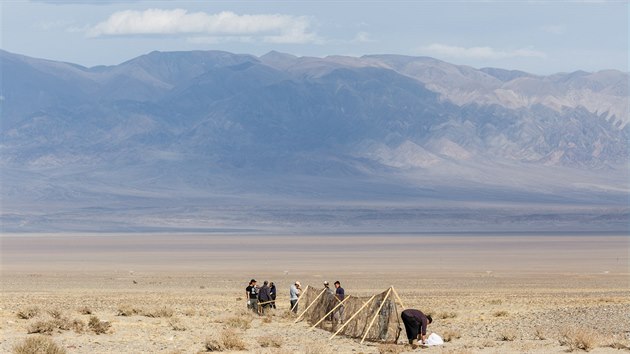 Na odchyt sajg mongolskch se stavly osmdest metr dlouh st. 