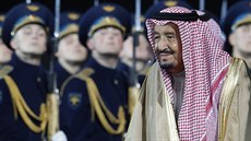 Saúdský král Salmán bin Abd al-Azíz na tydenní návtv Ruska (5. íjna 2017)