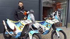 MOTOCYKLY PRO DAKAR. Milan Engel, jeden z jezdc MRG teamu, který v jeho...