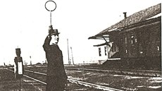 Železničář František Nečas, jenž byl ve 37 letech popraven za účast v odboji,... Železničář František Nečas, jenž byl ve 37 letech popraven za účast v odboji,...