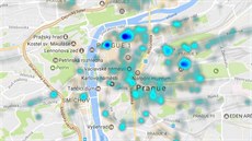 Koncentrace virtuálních sídel v Praze. Koncentrace virtuálních sídel v Praze.