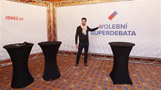 Pípravy na volební superdebatu jsou v plném proudu. (9.10.2017)