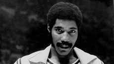 Connie Hawkins v dresu Los Angeles Lakers. Momentka z roku 1973. Connie Hawkins v dresu Los Angeles Lakers. Momentka z roku 1973.