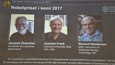 Laureáti Nobelovy ceny za chemii v roce 2017 Laureáti Nobelovy ceny za chemii v roce 2017