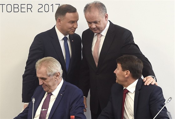 Setkání prezident Visegrádské skupiny v maarském Szekszárdu (14. íjna 2017)