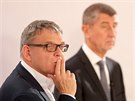 Lubomír Zaorálek a Andrej Babi pi volební superdebat iDNES.cz a MF DNES v...