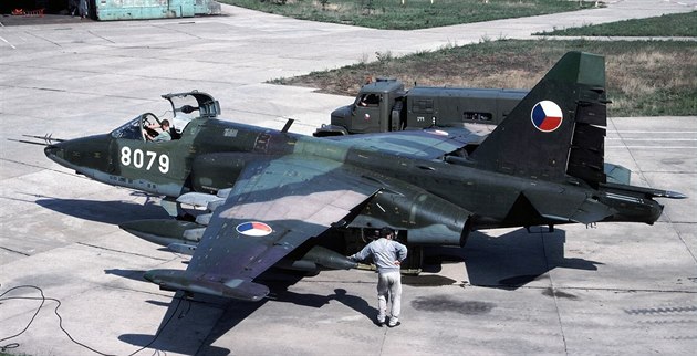 Suchoj Su-25K letectva AČR v roce 1994 Suchoj Su-25K letectva AČR v roce 1994