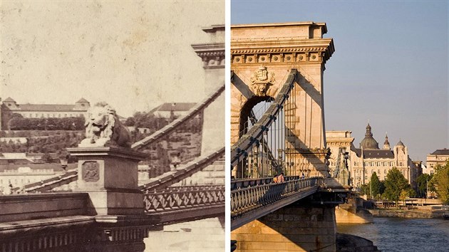 Řetězový most v Budapešti Řetězový most v Budapešti