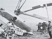Nehoda vrtulnku s Vierou Huskovou