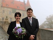 Dva civilní zaměstnanci olomouckého krajského hasičského sboru. Jana Kohoutová... Dva civilní zaměstnanci olomouckého krajského hasičského sboru. Jana Kohoutová...