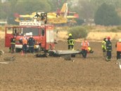 U Madridu se zřítila stíhačka F18. Pilot zahynul U Madridu se zřítila stíhačka F18. Pilot zahynul
