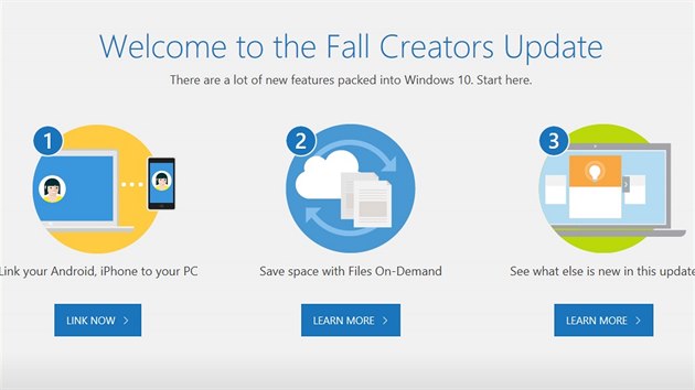 Microsoft vydal novou verzi Windows 10 s oznaením Fall Creators Update.