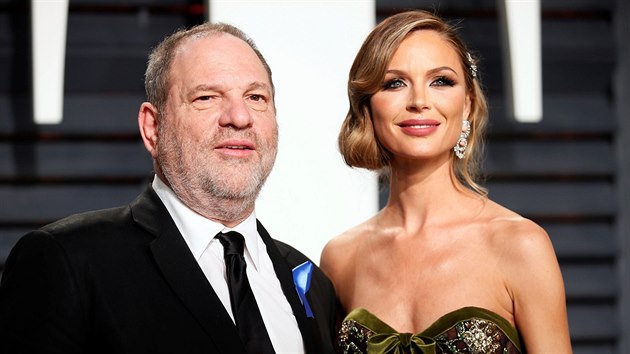 Harvey Weinstein a Georgina Chapmanov (Beverly Hills, 26. nora 2017)