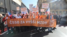 Předvolební pochod Prahou pořádaný ČSSD (15. října 2017) Předvolební pochod Prahou pořádaný ČSSD (15. října 2017)