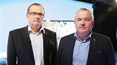 Předseda Sdružení praktických lékařů ČR Petr Šonka (vpravo) a prezident České... Předseda Sdružení praktických lékařů ČR Petr Šonka (vpravo) a prezident České...