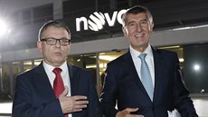 Lubomír Zaorálek a Andrej Babiš (19. října 2017) Lubomír Zaorálek a Andrej Babiš (19. října 2017)