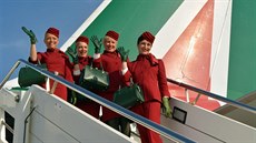 Letuky  italských aerolinek Alitalia.