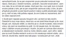 Reakce blogerky Lucie Sulovské na vyjádení pana Blobrádka