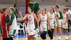 Basketbalistky Žabin Brno po ligovém utkání Basketbalistky Žabin Brno po ligovém utkání