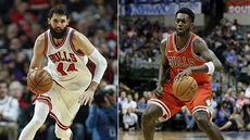 RIVALOVÉ. Nikola Mirotič (vlevo) a Bobby Portis z Chicaga. RIVALOVÉ. Nikola Mirotič (vlevo) a Bobby Portis z Chicaga.