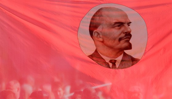 Komunistické oslavy výroí bolevické revoluce v ruském Stavropolu (7....