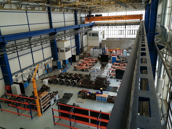 Modernizovaná výrobní hala CZ Loko v eské Tebové