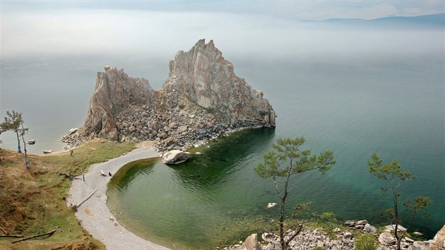 Ostrov Olchon, jezero Bajkal Ostrov Olchon, jezero Bajkal