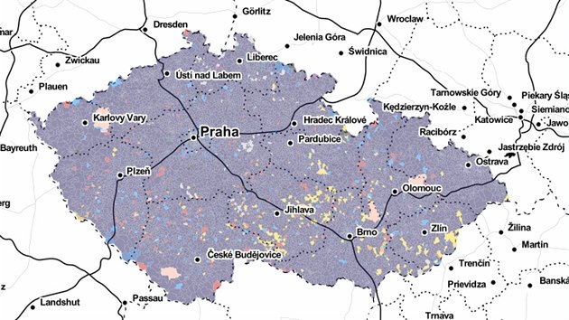 Interaktivní mapa volebních výsledků Interaktivní mapa volebních výsledků