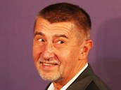 Andrej Babiš ve volebním štábu ANO (21. října 2017)