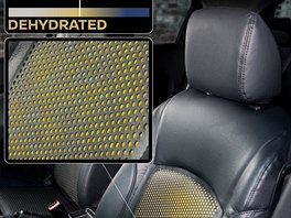 Inovativn povlak na sedadle a volantu instalovan do vozu Nissan Juke upozorn...