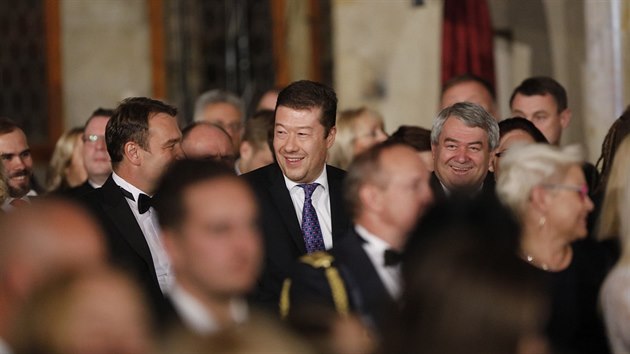 Slavnostní ceremoniál udílení státních vyznamenání na Pražském hradě (28. října 2017)