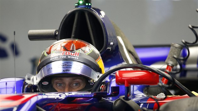 Brendon Hartley z Toro Rosso pi trninku na Velkou cenu Mexika formule 1