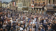 Oslavy osvobození v nizozemském Eindhovenu (záí 1944)