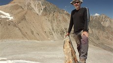Michal Černý na fotografii z roku 2012 z kyrgyzstánské části pohoří Ťan-šan nad... Michal Černý na fotografii z roku 2012 z kyrgyzstánské části pohoří Ťan-šan nad...