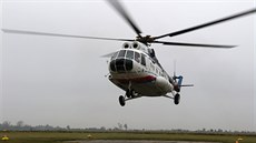Vrtulník Mi-8 s registrační značkou 0001 Vrtulník Mi-8 s registrační značkou 0001