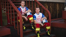 Jan Pipiš (vlevo) a Miroslav Michlovský letí do USA uspět v extrémním hasičském... Jan Pipiš (vlevo) a Miroslav Michlovský letí do USA uspět v extrémním hasičském...