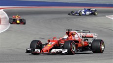 Sebastian Vettel v kvalifikaci na Velkou cenu USA v Austinu.