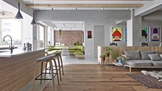 Apartment T je důkazem, že otevřenost a členitost se nevylučují. Naopak jsou si... Apartment T je důkazem, že otevřenost a členitost se nevylučují. Naopak jsou si...