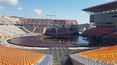 Stadion pro zahajovací ceremoniál olympiády v  Pchjongchangu