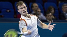 Márton Fucsovics na turnaji v Basileji Márton Fucsovics na turnaji v Basileji