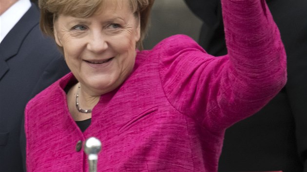 Oslav vro se zastnila tak kanclka Angela Merkelov.