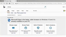 Vyhledání instalce prohlížeče Google Chrome prostřednictvím MS Edge. Vyhledání instalce prohlížeče Google Chrome prostřednictvím MS Edge.