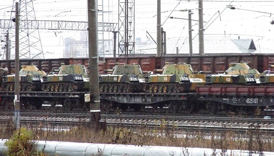 Ruský vojenský elezniní transport (rok 2009)