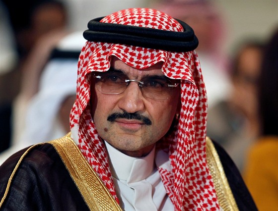 Miliardá a len vládnoucího klanu Saúd princ Valíd bin Talál (8. kvtna 2012)